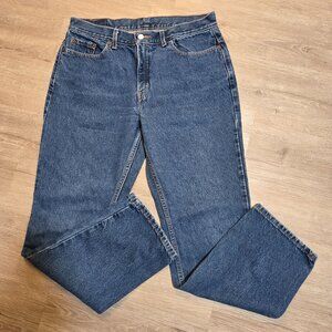 VINTAGE Levi's Jeans Women's Sz 8 505 High Rise Straight Leg 90s Y2K 100% Cotton